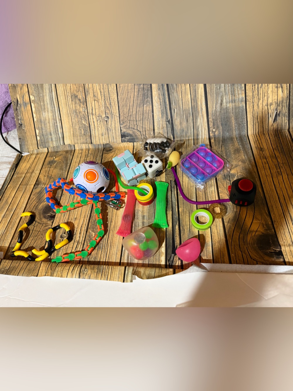 Kids Sensory Fidget Toy Pack - Multicolor Set for Focus & Play